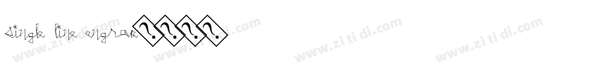 Single Line Engrave字体转换 Single Line Engrave字体转换